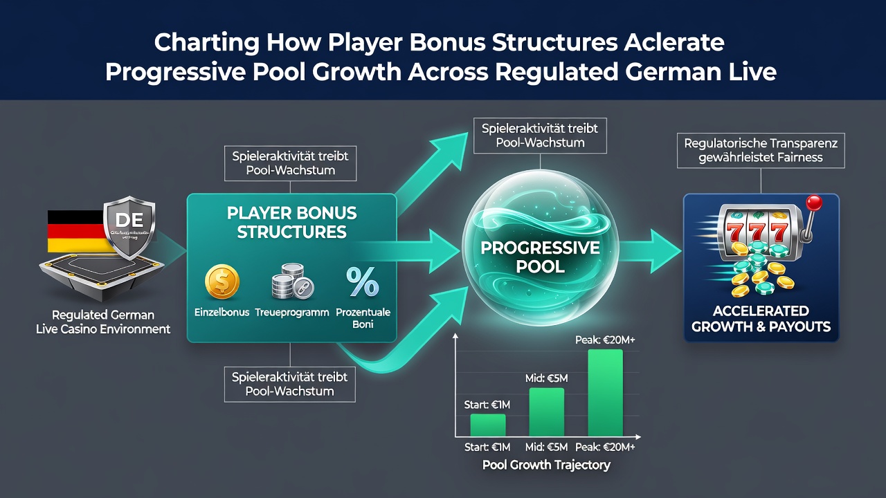 Diagramm zur Korrelation zwischen Spielerboni und Poolwachstum auf regulierten Plattformen