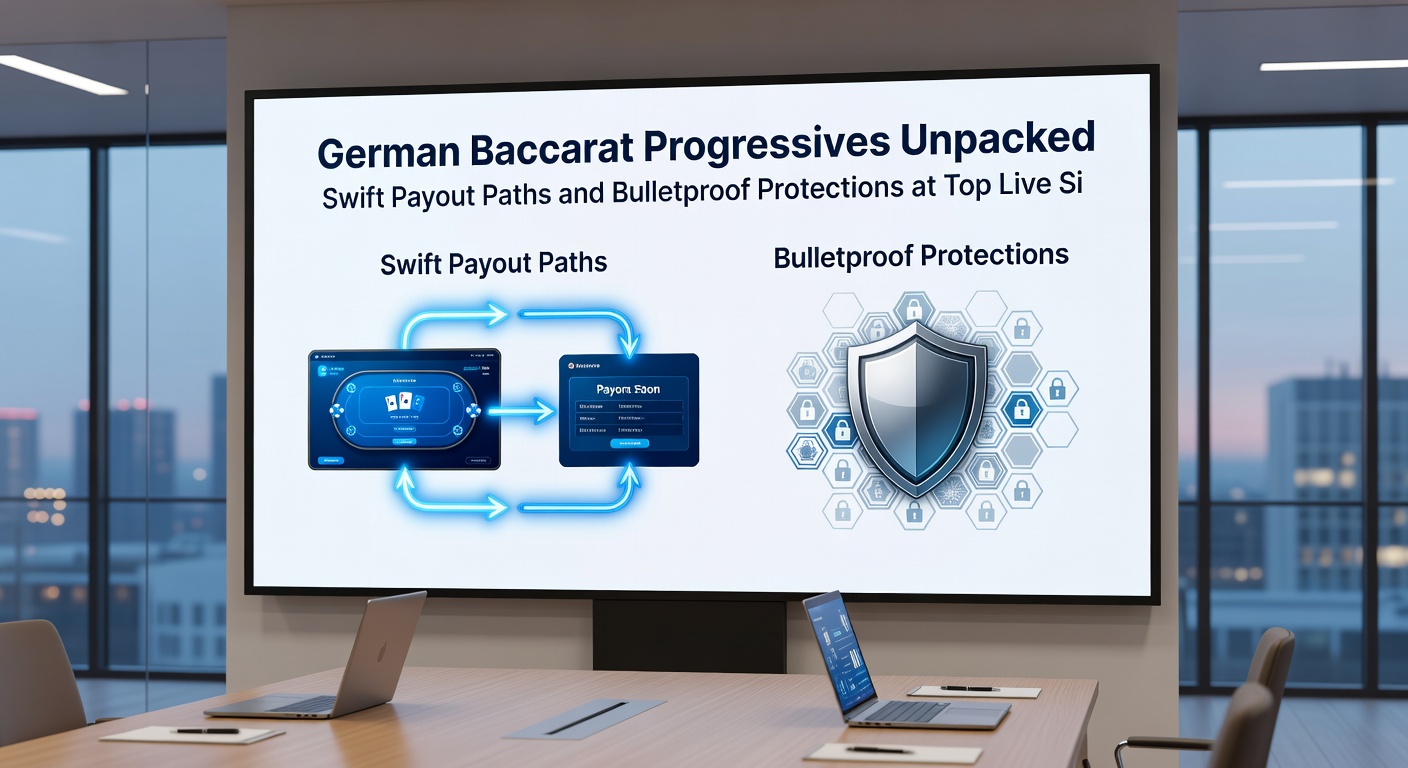 Screenshot einer schnellen Auszahlungsoberfläche bei einem progressiven Baccarat-Jackpot-Gewinn in einem deutschen Live-Casino