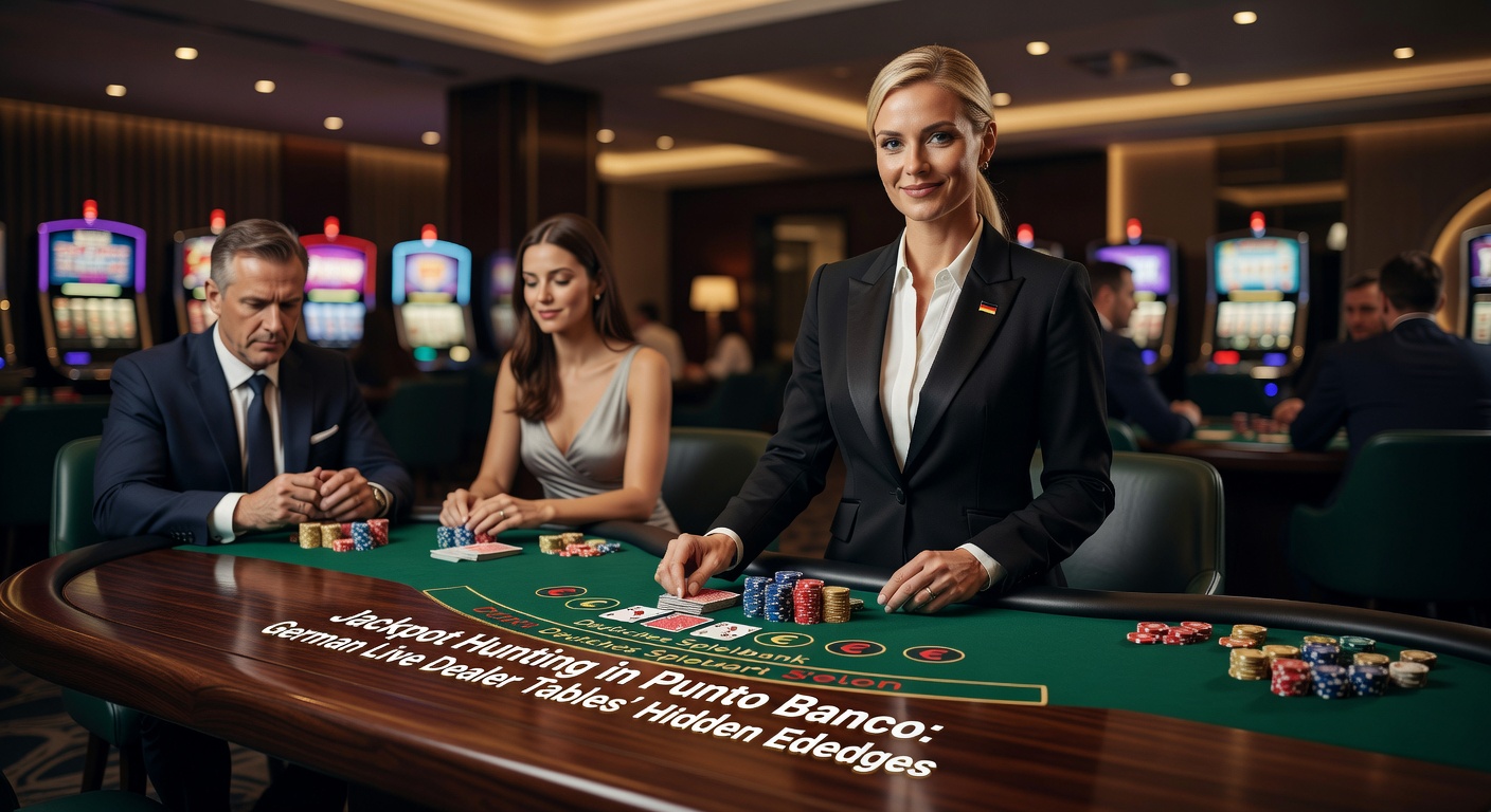 Detaillierte Grafik eines Punto-Banco-Jackpot-Charts mit steigender Kurve und Markierungen für optimale Einstiegsstellen auf einem deutschen Live-Tisch
