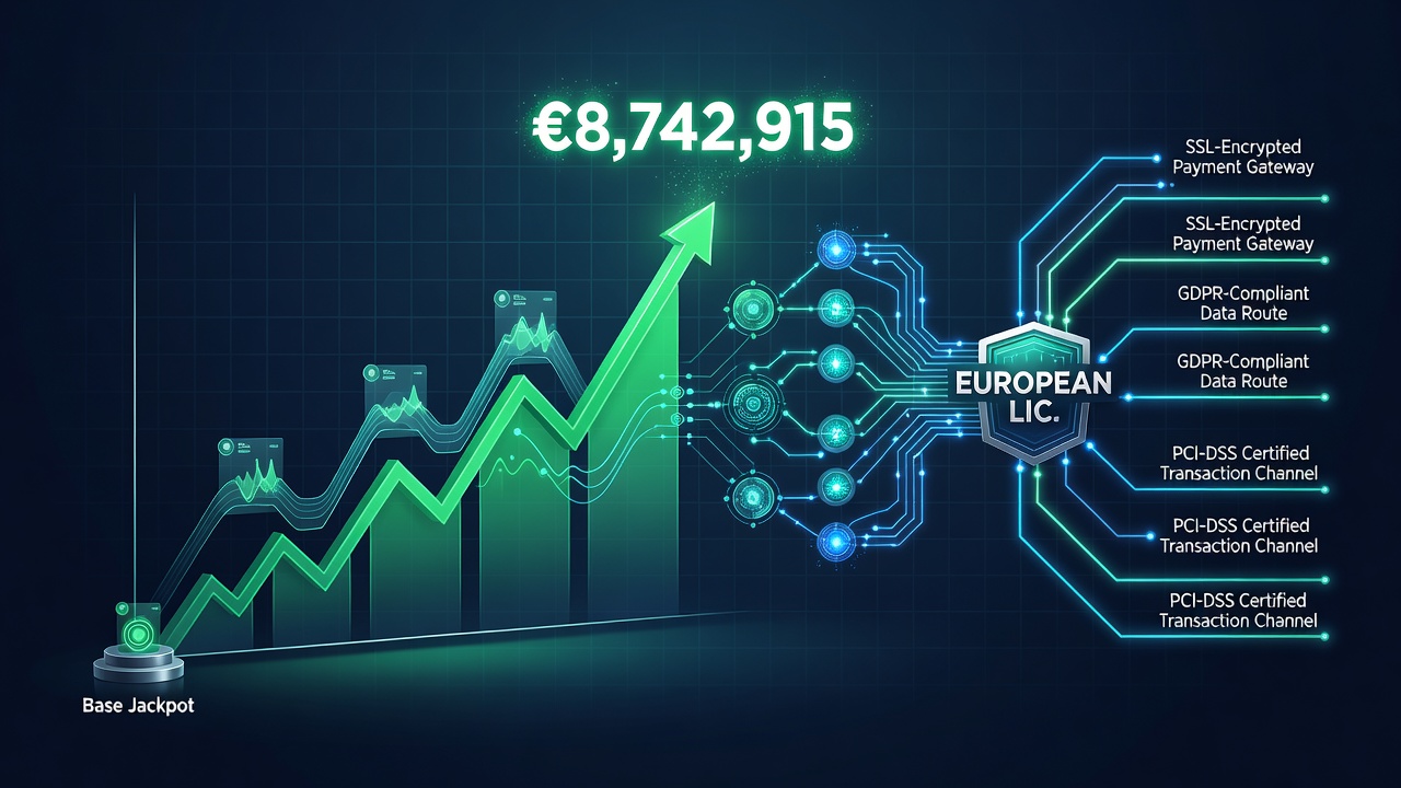 Darstellung sicherer Transaktionsrouten und ihrer Integration in Jackpot-Systeme