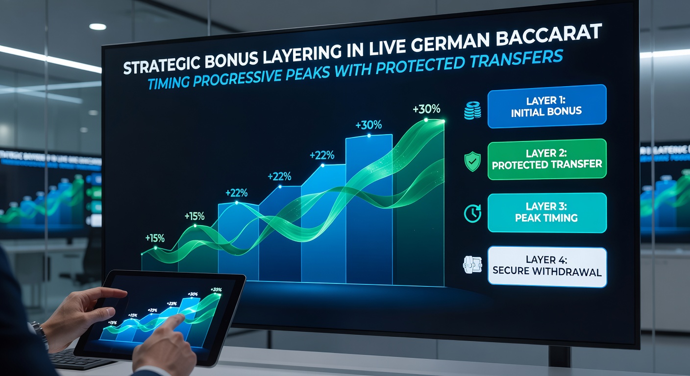 Diagramme und Statistiken zu progressiven Jackpots und Bonus-Layering in deutschen Baccarat-Plattformen