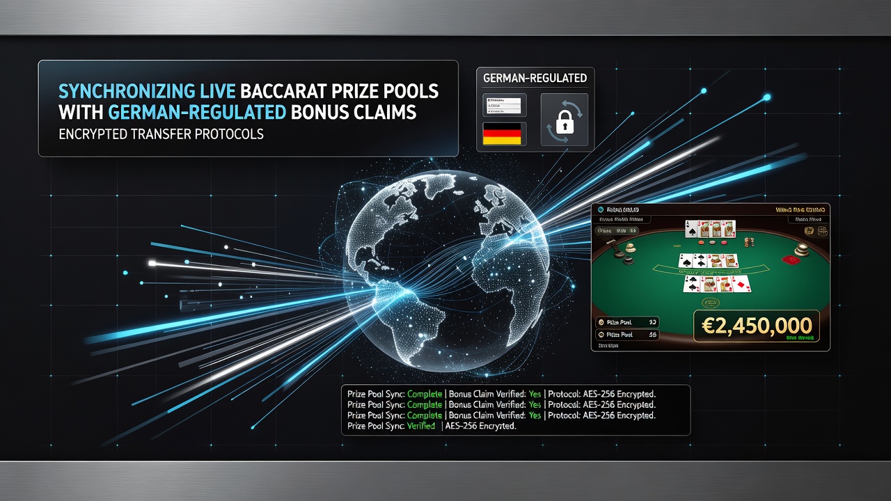 Live-Baccarat-Tisch mit Preispool-Anzeige und regulierten Bonus-Elementen auf einer deutschen Plattform