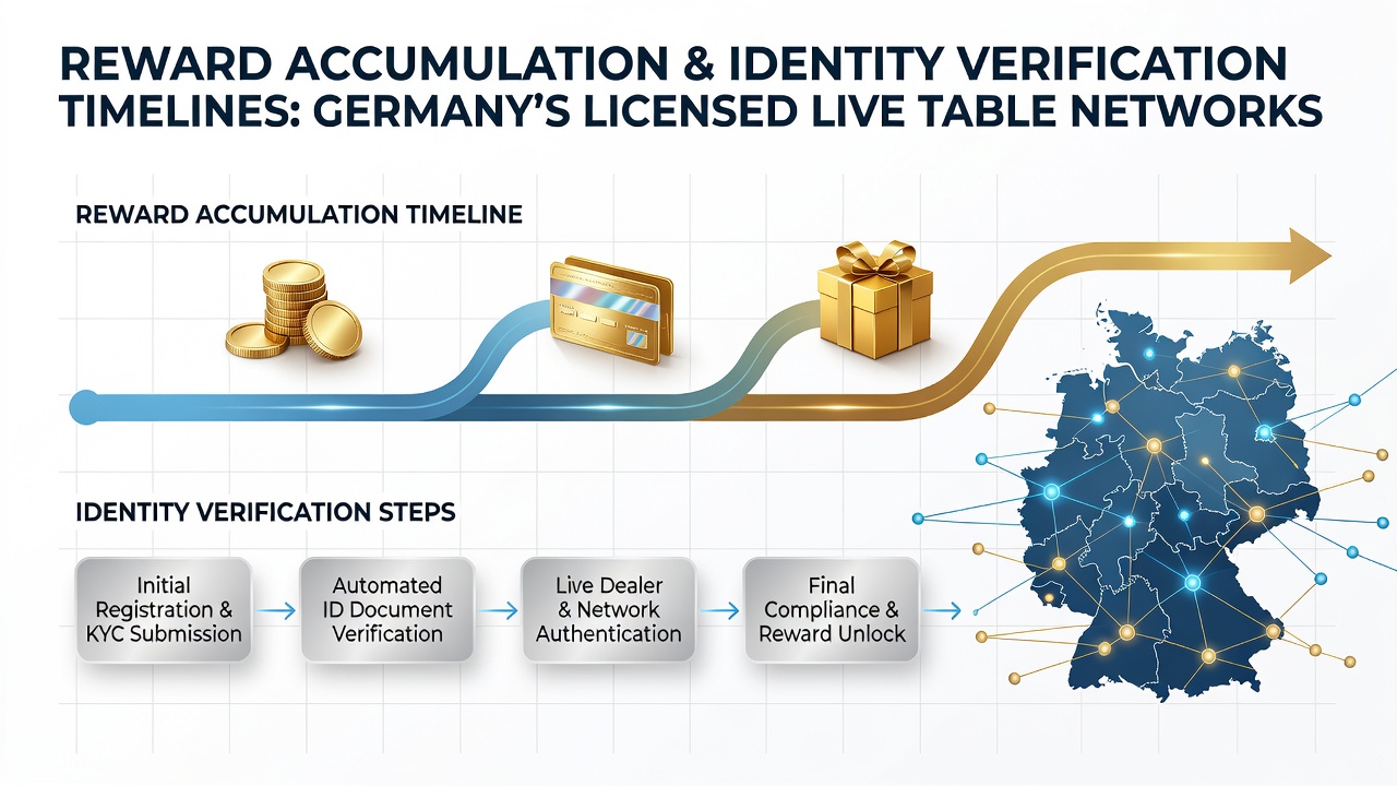 Darstellung der zeitlichen Verknüpfung von Belohnungsakkumulation und Identitätsprüfungen in deutschen Live-Tisch-Netzwerken